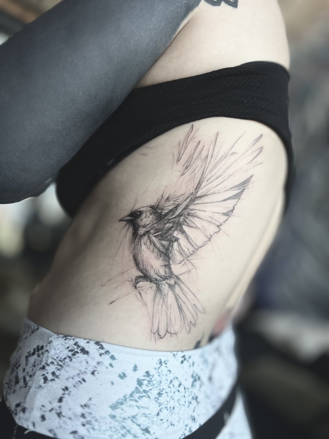 Tatouage fineline graphique